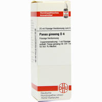Panax Ginseng D4 Dilution 20 ml