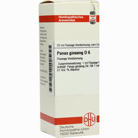 Panax Ginseng D6 Dilution 20 ml