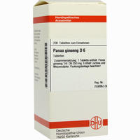 Panax Ginseng D6 Tabletten 80 Stück - ab 6,53 €