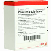 Pankreas Suis- Injeel Ampullen 10 Stück - ab 22,00 €