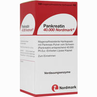 Pankreatin 40.000 Nordmark Hartkapseln Magensaftresistent 50 Stück - ab 28,56 €