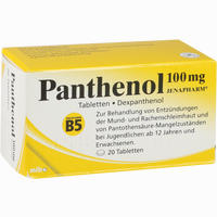 Panthenol 100mg Jenapharm Tabletten 20 Stück - ab 2,81 €