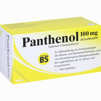 Panthenol 100mg Jenapharm Tabletten 20 Stück - ab 2,81 €