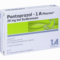 Pantoprazol- 1a Pharma 20mg bei Sodbrennen Tabletten 7 Stück