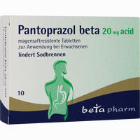 Pantoprazol Beta 20 Mg Acid Magensaftresistente Tabletten  14 Stück - ab 1,13 €