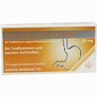 Pantoprazol Hennig Otc 20mg Magensaftr. Tabletten  7 Stück - ab 3,62 €