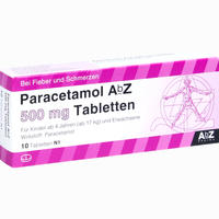 Paracetamol Abz 500mg Tabletten  20 Stück - ab 0,54 €
