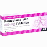 Paracetamol Abz 500mg Tabletten  20 Stück - ab 0,68 €