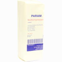 Param Mullkompressen Unsteril 8- Fach 5 X 5cm Param GmbH 100 Stück