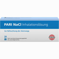 Pari Nacl Inhalationslösung Ampullen 20 x 2.5 ml - ab 4,14 €