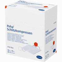 Peha Schlitzkompressen Steril 10x10cm 20 Stück
