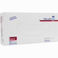 Peha- Soft Nitrile White Untersuchungshandschuhe Gr. L Unsteril Puderfrei  200 Stück - ab 9,90 €