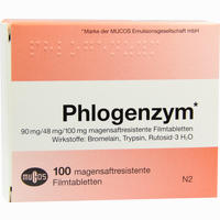 Phlogenzym Magensaftresistente Filmtabletten EMRA-MED Arzneimittel GmbH 100 Stück 