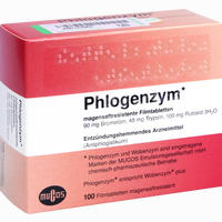 Phlogenzym Magensaftresistente Filmtabletten Kohlpharma 100 Stück