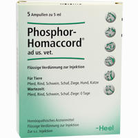 Phosphor Homaccord Ad. Us. Vet. Ampullen  5 Stück - ab 12,77 €