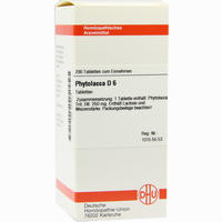 Phytolacca D6 Tabletten 80 Stück - ab 7,04 €