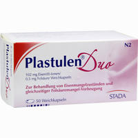 Plastulen Duo 102mg Eisen/0.5mg Folsäure Kapseln 50 Stück 