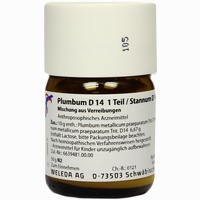 Plumbum D14 1 Teil/stannum D14 2 Teile Trituration 50 g