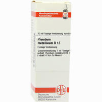 Plumbum Met D12 Dilution 20 ml