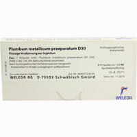 Plumbum Met Praep D30 Ampullen 8 x 1 ml