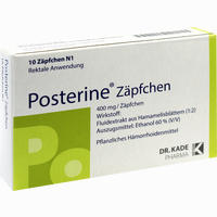 Posterine Zäpfchen 10 Stück