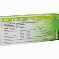 Presselin- Jekt Erkältung Ampullen 10 x 1 ml