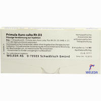 Primula Aur Cul Rh D3 Ampullen 8 x 1 ml