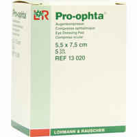 Pro Ophta Augenkompresse 5,5x7,5cm Kompressen 5 Stück