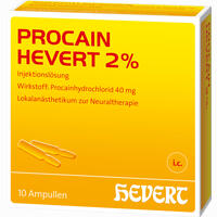Procain Hevert 2% 10 x 2 ml