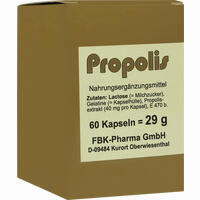 Propolis Kapseln 60 Stück - ab 8,83 €