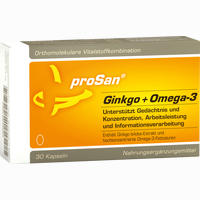 Prosan Ginkgo + Omega- 3 Kapseln 30 Stück - ab 21,29 €