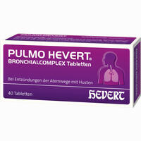 Pulmo Hevert Bronchialcomplex Tabletten  40 Stück - ab 6,93 €