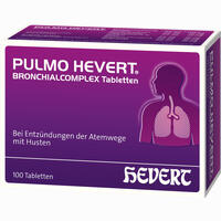 Pulmo Hevert Bronchialcomplex Tabletten  40 Stück - ab 6,93 €