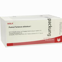 Pulmo/tartarus Stibiatus I Ampullen 50 x 1 ml