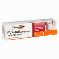 Pvp- Jod- Ratiopharm Salbe  25 g - ab 2,15 €