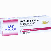 Pvp- Jod Salbe Lichtenstein 25 g