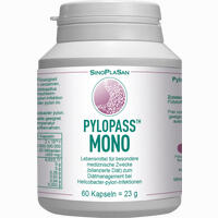 Pylopass Mono 200 Mg bei Helicobacter Pylori Kapseln 60 Stück - ab 23,69 €