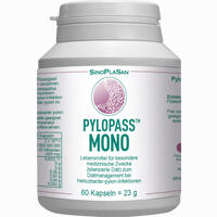 Pylopass Mono 200 Mg bei Helicobacter Pylori Kapseln 60 Stück - ab 23,59 €