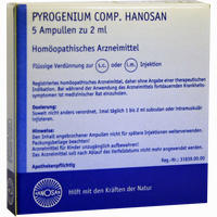 Pyrogenium Comp.hanosan Ampullen 5 x 2 ml - ab 4,73 €