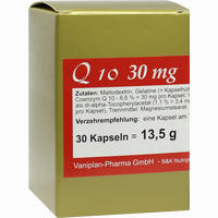 Q10 30mg Kapseln 30 Stück - ab 11,49 €