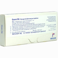 Quarz D6 Ampullen 8 x 1 ml
