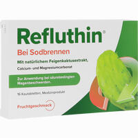 Refluthin bei Sodbrennen Kautabletten Frucht  48 Stück - ab 4,56 €