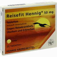 Reisefit Hennig Tabletten 20 Stück - ab 1,90 €