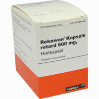 Rekawan Kapseln Retard 600mg Retardkapseln 100 Stück