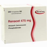 Renacet 475mg Filmtabletten 200 Stück - ab 5,81 €