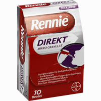 Rennie Direkt Mikro Granulat zuckerfrei 10 Stück