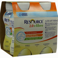 Resource 2,0 Fibre Vanille 4 x 200 ml - ab 9,49 €