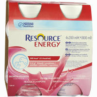 Resource Energy Erdbeer/himbeer Fluid Nestlé healthcare nutrition 4 x 200 ml