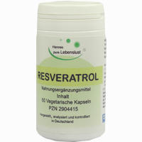 Resveratrol Komplex Vegi Kapseln  60 Stück - ab 11,39 €