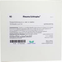 Rheuma Echtroplex Injektionslösung 100 x 2 ml
